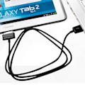 Miniatyrbilde 2 av 5: USB-ladekabel for Samsung Galaxy Tab2 GT-P3113TS Tablet P3110 P3100 P5100 P5110 P6200 P7500 N8000 P6800 P1000 Datasynkkabel
