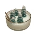 Miniatyrbilde 2 av 5: Juledekorasjonsideer Viral Juletrelys, Juletrelys, Vinterduftlys med Skogsduft, Vinterlys, Julelys White