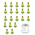 Miniatyrbillede 1 af 4: Julegave Julelys Batteri LED 8 Blinkende Tilstande Juledekoration