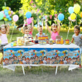 Miniatyrbild 4 av 5: 2 st Coco-melon Dukar Tecknad Coco-melon Bordsdukar För Fester 4371 Tum Återanvändbar Tecknad Plastduk För Coco-melon Partydekoration