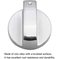 Miniatyrbilde 4 av 5: 6 stk. Universelle Metallkontrollknapper Gasskomfyrknapper 6mm Universelle Kontrollknapper Komfyrknapper for Gasskomfyr Kokeplate Ovn