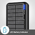 Miniatyrbilde 4 av 5: Solar Power Bank 30000mAh Lader: Bærbar Powerbank med 2 USB & LED Lommelykt Utendørs Camping for Telefoner og Nettbrett