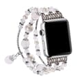 Vit）Armbånd Kompatibelt med Apple Watch 38/40/41mm, Kvinde Gi
