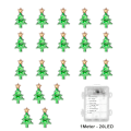 Miniatyrbillede 4 af 4: Julegave Julelys Batteri LED 8 Blinkende Tilstande Juledekoration