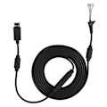 Pikkukuva 1 / 5: Usb 4-nastainen Pelikonsolin Johto Vaihtojohto Irrotettava Adapteri Xbox 360:lle (musta)