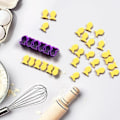 Miniatyrbillede 3 af 5: 1 Sæt Kageudstikker Fiskeform Kageform Holdbar Non-stick Bageform til Fondant Chokolade Sukkerler