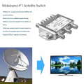 Miniatyrbilde 2 av 4: Ms34ez 3x4 Satellitt Multiswitch Splitter FTA TV LNB forSwitch Cascade Satellitt 3 In 4 Multiswitch For DVB-S2 DVB-T2