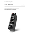 Pikkukuva 3 / 5: Audio Splitter 1 in 4 Out RCA L/R Aux Stereo Audio Splitter 1X4 Audio Distributer PC DVD Speake