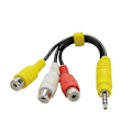 Miniatyrbillede 4 af 5: Video AV Komponent Adapterkabel Udskiftning Til TCL TV, 3 RCA Til 3,5 mm