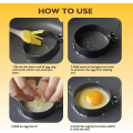 Miniatyrbild 4 av 5: Äggringar för Egg McMuffins, 4-pack Äggformar för Stekning, Stekt Äggform för Matlagning, Non-Stick Metall Rund Äggkokarring för Frukost, Kit