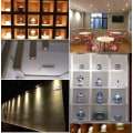 Miniatyrbilde 3 av 5: Sort 9stk Mini 12v 1w Led Ceiling Innfelte Spotlights Ip65, 3000k (120, Varmhvit).