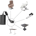 Miniatyrbillede 5 af 5: Strømforsyning til elektrisk lænestol Sofa Transformer Adapter 29v AC/DC