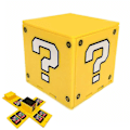 Miniatyrbild 1 av 5: Spelförvaringslåda för Nintendo Switch Spelkort 16 Kortplatser Kubfodral Vikbart Question Block