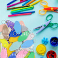 Miniatyrbilde 5 av 5: 40 STK Hotellnøkkelring Blank med Nøkkelringer, 20 Farger Plast Rombe Motellnøkkelring, Sublimering Nøkkelringemner Multicolor