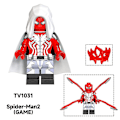 Miniatyrbillede 2 af 5: 8-pak Marvel Superhelte Minifigurer Samlede Mini Byggeklodser Spider-man 2 Spilfigurer Legetøjssamlinger Model Børn Julegaver