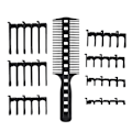 Miniatyrbillede 3 af 4: Saks Clipper Over Comb Hårklippeværktøj Barber Hårklippepro Kit