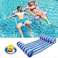 Miniatyrbillede 1 af 5: Oppustelig madras til swimmingpool til hjemmet for voksne - 120 kg (blå)