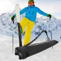 Miniatyrbillede 4 af 5: Snowboardtaske til rejser - Snowboardtaske på hjul med 360 fuldt polstret beskyttelse - Foldeligt snowboardudstyr passer til board, bindinger, støvler, jakke