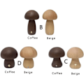 Miniatyrbilde 5 av 5: Søt liten sopp nattlampe, tre retro stil bord, USB lading touch switch justerbar nattlampe for soverom stue hjeminnredning
