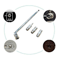 Pikkukuva 3 / 4: Bose Wave F-tyyppinen radioantenni FM teleskooppinen antenni 3,5 mm adapteriliitin *1*1
