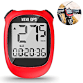 Miniatyrbillede 1 af 3: M3 Mini GPS Cykelcomputer, Trådløs Cykelkilometertæller og Speedometer (Rød)