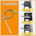 Miniatyrbilde 4 av 5: Temperatursonde-sett Kompatibelt med Masterbuilt Gravity Series 560/800/1050 Digital Kullgrill + Røyker Reservedeler, 1-delt