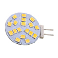 Miniatyrbillede 4 af 5: Varme hvide G4 runde LED-lamper, 2W erstatter 20W halogenpære, 12V AC/10-30V DC, G4 lyskilde til forsænket underskabsbelysning, 6 stk.