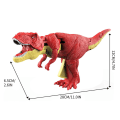 Miniatyrbillede 3 af 3: Dinosaur Legetøj Børn Trykker På Tyrannosaurus Model Vibrerende Hoved Og Hale Bevægende Dinosaur