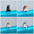 Miniatyrbilde 2 av 5: Fiskekar Dekorasjoner Ornamenter Fiskekar Fiskekatte Akvarier Ornamenter