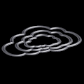 Miniatyrbillede 4 af 5: Skyer Form Carbon Steel Cut Cutting Die Stencil Diy Scrapbog Album Craft Card