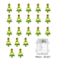 Miniatyrbillede 2 af 4: Julegave Julelys Batteri LED 8 Blinkende Tilstande Juledekoration