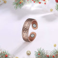 Miniatyrbillede 3 af 5: Magnetisk rent kobber magnetisk ring armbåndsæt til lindring af ledsmerter