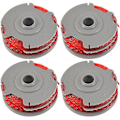 Pikkukuva 1 / 2: 4 X Trimmeri Strimmer Spool Amp; Line Double Autofeed -yhteensopiva Flymo Fly021