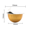 Miniatyrbild 5 av 5: 1 set 80ML/40ML/150ML/230ML Kaffekapselskal DIY Återanvändbar kaffekapselkopp för Nespresso Vertuo 150ML