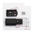 Miniatyrbild 2 av 4: Heavy Duty Tryck För Att Öppna Skåp Hårdvara 2st Magnetisk Trycklås & Lås För Dörr Trycklås Rv C