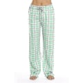 Pikkukuva 1 / 4: Naisten pyjamahousut taskuilla, pehmeät flanelliruudullinen pyjamahousut green M