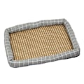 Miniatyrbillede 1 af 5: Kølemåtte til kæledyr Ismåtte Kølemåtte til kæledyr Hvalpemåtte Udendørs Indendørs Katte Soveseng Tilbehør Rattan, Klud Kølemåtte til kæledyr grey