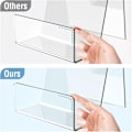 Miniatyrbillede 3 af 5: 8 Pak Acrylic Bogstativ, Klar Staffeli Stativ Til Visning, Bog Display Holder, Display Stativ Til Album, Cd, Billede, Plade