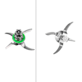 Miniatyrbild 5 av 5: Blenderbladersättningstillbehör Passar för Vorwerk Thermomix Tm5 Em Hög kvalitet