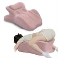 Ergonomic Pillow with Perfect 27° Angle, Multifunctional Inclined Memory Foam Pillow (Pink) Pink