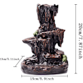 Miniatyrbilde 2 av 5: Fjellfoss Røkelsesbrenner Backflow Røkelsesholder