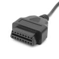 Pikkukuva 5 / 5: 16-nastainen OBD2 - USB-porttilaturiadapterikaapelin liitin diagnostiikkatyökalu