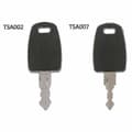 Multifunktionell TSA002 007 Nyckelset Bagage Tull TSA Låsknappar (2-pack)