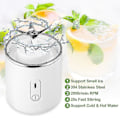 Miniatyrbillede 5 af 5: 500ml bærbar juicer, elektrisk frugtjuicer glas smoothie maker usb genopladelig blendere mixer til hjem rejse