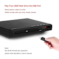 Miniatyrbillede 5 af 5: Dvd-afspiller til TV, Alle Regioner Fri Dvd Cd Diske Afspiller Av Output Indbygget Pal/ Ntsc, Usb Input, Rem-scntcv