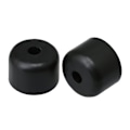 Miniatyrbilde 2 av 3: 8 stk. 50 mm Diameter Sorte Plast Sofaben For Møbler Bord Stol Ben (ruipei)