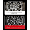 Miniatyrbilde 2 av 5: Tesla 3 Y S X Hjulkapselsett Senterkopp Nav Mutterdeksel Rød Grå Med 4 Senterkopper 20 Mutterdeksler Black Red Bright