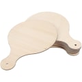 Miniatyrbilde 2 av 2: 10 stk. Rund Brett Pizza Serveringsbrett Tre Skjærebrett Uferdig Skjærebrett Brett Kjøkken Serveringsbrett -xx