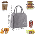 Miniatyrbilde 3 av 5: 2 Stck Lunch Bag, Picknicktasche, Thermotasche, Klein, Lunchpaket, Khltasche, Picknick-handtasche, Tragbare Khltasche Fr Das Mittagessen Fr Frauen, Er