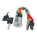 Miniatyrbillede 1 af 5: Hgbd-neiman Styrelås med 2 nøgler Tændingssluse til Primastar Trafic Vivaro Opel Master 7701203147 7701038365